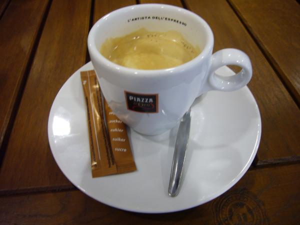 Espresso v restauraci U Václava 